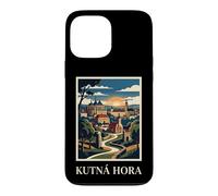 Kutná Hora République tchèque Art de Voyage Gothique Ville Coque pour iPhone 13 Pro Max