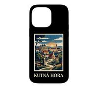 Kutná Hora République tchèque Art de Voyage Gothique Ville Coque pour iPhone 14 Pro Max