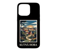 Kutná Hora République tchèque Art de Voyage Gothique Ville Coque pour iPhone 15 Pro Max