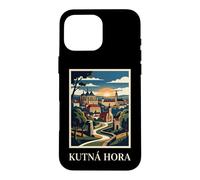 Kutná Hora République tchèque Art de Voyage Gothique Ville Coque pour iPhone 16 Pro Max