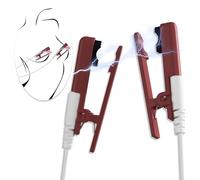 Kutocesy Bdsm Pinces à Tétons électriques Stimulation Clitoris Pinces à Tétons Faux Piercing Tétons Pinces à Tétons Pour Femmes Bondage Sex Toys (Red)