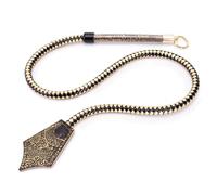 Kutocesy Fouet BDSM En Cuir PU Fouet Sexuel Tressé Pour Esclaves Kit De Bondage Flogger Jouet Hard Pour Couples (Black Gold)