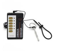 Kutocesy Sonde Urétrale Électrostimulation Avec Cock Ring Réglable Plug Urètre En Acier Inoxydable Pour Homme Jouets Dilatateurs Électriques Urethra Toys Cathéter (E)