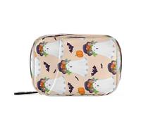 Kutsu Boîte à pilules portable avec motif fantômes de dessin animé - Organiseur de voyage pour huile de poisson et supplément vitaminé