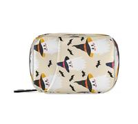 Kutsu Boîte à pilules portable avec motif fantômes de dessin animé - Organiseur de voyage pour huile de poisson et supplément vitaminé