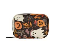 Kutsu Boîte à pilules portable avec motif fantômes mignons - Organiseur de voyage pour huile de poisson et supplément vitaminé