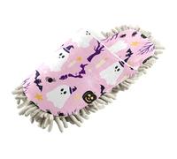 Kutsu Chaussons serpillères mignons fantômes pour nettoyage du sol, chaussons de nettoyage pour femmes et hommes, Comme indiqué sur la photo, Large