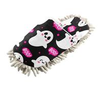 Kutsu Chaussons serpillères mignons fantômes pour nettoyage du sol, chaussons de nettoyage pour femmes et hommes, Comme indiqué sur la photo, Large