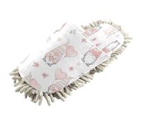 Kutsu Gnomes Chaussons serpillère pour nettoyage du sol, pantoufles de nettoyage en microfibre pour homme et femme, M, Nains, Large