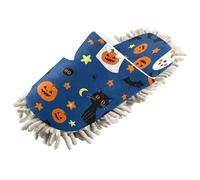 Kutsu Pantoufles d'Halloween fantômes pour nettoyage du sol, pantoufles de nettoyage pour femmes et hommes, Comme indiqué sur la photo, Medium
