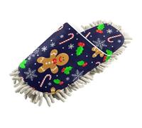 Kutsu Pantoufles en microfibre pour nettoyage du sol, chaussons de nettoyage pour homme et femme, chaussons en microfibre, taille M, Comme indiqué sur la photo, Large