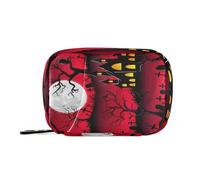 Kutsu Pilulier portable effrayant pour Halloween - Pilulier de voyage pour huile de poisson et supplément vitaminé