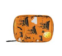 Kutsu Pilulier portable effrayant pour Halloween, pilulier de voyage pour huile de poisson et supplément vitaminé