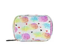 Kutsu Pilulier portable en forme d'ananas coloré - Organiseur de voyage pour huile de poisson et supplément vitaminé