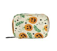 Kutsu Pilulier portable en forme de citrouilles - Organisateur de médicaments de voyage pour huile de poisson et supplément vitaminé