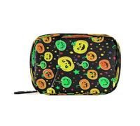 Kutsu Pilulier portable en forme de citrouilles - Organisateur de médicaments de voyage pour huile de poisson et supplément vitaminé