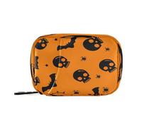 Kutsu Pilulier portable en forme de crânes de dessin animé, organisateur de médicaments de voyage pour huile de poisson et supplément de vitamines