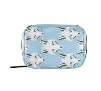 Kutsu White Fox Pilulier portable de voyage pour huile de poisson et supplément vitaminé