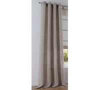 Kutti Rideaux œillets Metis 100% Pur Lin - Linen (Naturel) - 140 * 245 cm
