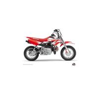 KUTVEK - Kit Deco Moto Cross Nasting compatible avec Honda 50 Crf Blanc Rouge