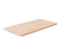 KUTYWEXFM Étagère 40 x 20 x 1,5 cm en bois massif de chêne non traité | Planche en bois naturel pour un espace de rangement supplémentaire dans le salon ou le couloir. Idéal pour les projets de