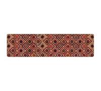 KUTYWEXFM Marsa Tapis de couloir antidérapant Multicolore 100 x 400 cm