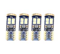 Kuuddker T10 168 Ampoule de Voiture LED 4pcs 194 W5w 12-SMD 3030 de Puces LED Ampoules Canbus pour Voiture Intérieur Dôme Carte Porte Lumières de Plaque D'immatriculation Blanc