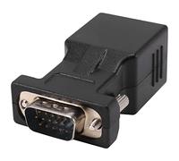 Kuuddker Vga Extenseur Mâle À LAN Cat5 Cat6 RJ45 Adaptateur de Câble Réseau