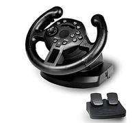 Kuuddker Volant de Course de pour Manettes de Vibration de Volant Ps3 / Pc TéLéCommande ContrôLeur de Conduite Imité