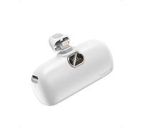 Kuulaa Batterie Externe 5000mAh, Petite Batterie Externe Charge Rapide, Mini Chargeur Portable Compacte et Jolie, Compatible avec iPhone 13/13 Pro/13 Pro Max/12 Pro/12 Pro Max/11 Pro (Blanc)