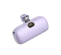 Kuulaa Batterie Externe 5000mAh, Petite Batterie Externe Charge Rapide, Mini Chargeur Portable Compacte et Jolie, Compatible avec iPhone 13/13 Pro/13 Pro Max/12 Pro/12 Pro Max/11 Pro (Violet)