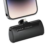 Kuulaa Batterie Externe pour iPhone 4500mAh, Mini Batterie Externe 12W PD, Petite Baterie Externe Charge Rapide Compatible avec iPhone 14/14 Pro Max/13 Pro/13/12/11/XS/XR/8/7/6 - Noir