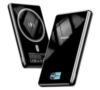 Kuulaa Batterie Externe pour Magsafe 15W 10000mAh, Batterie Externe Induction Magnétique USB-C 20W Charge Rapide avec Écran TFT Compatible avec iPhone 17/16/15/14/13/12/Pro/Pro Max