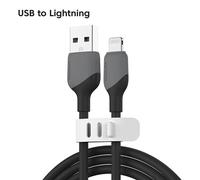 Kuulaa-Câble De Charge Rapide Usb Type-C, Pd 30W, Pour Iphone 14, 13, 12, 11 Pro Max, X, Xs, Poly 8.A To Lightning Black.1M