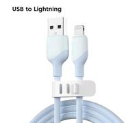 Kuulaa-Câble De Charge Rapide Usb Type-C, Pd 30W, Pour Iphone 14, 13, 12, 11 Pro Max, X, Xs, Poly 8.A To Lightning Blue.1M