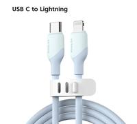 Kuulaa-Câble De Charge Rapide Usb Type-C, Pd 30W, Pour Iphone 14, 13, 12, 11 Pro Max, X, Xs, Poly 8.C To Lightning Blue.1M