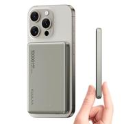 Kuulaa MagSafe Powerbank 10 000 mAh, 20 W, ultra fine, magnétique, batterie externe sans fil, compatible avec iPhone 15 Pro Max/Pro/15/14 Pro Max/Pro/13pro