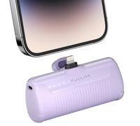 Kuulaa Mini Batterie Externe pour iPhone 4500mAh, Petite Batterie Externe 12W PD Charge Rapide Compatible avec iPhone 14/14 Pro Max/13 Pro/13/12/11/XS/XR/8/7/6 - Violet