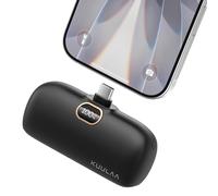Kuulaa Mini Batterie Externe Powerbank 5000mAh PD 20W USB C Petite et Mignonne Compatible avec Samsung iPhone 17 16 15 Huawei Xiaomi Oculus Quest Jeux Switch - Noir