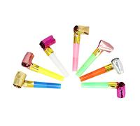 Kuuleyn 100Pcs Party Blower,Colorful Blowouts for Birthday New Years Party Accessory Props Small Exquisite Auto Rebound Design Christmas School Events Weddings Celebrations