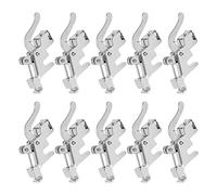 Kuuleyn 10pcs Snap on Shank Low Shank Adaptateur Support de Pied-de-biche 7300L pour Machines à Coudre à Tige Basse Brother Singer Janome Machines à Coudre domestiques Accessoires