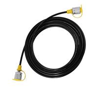 Kuuleyn 1pc 64MPa tuyau d'essai de pression hydraulique 5.0M/16.4FT M16-M16 femelle liquide noir