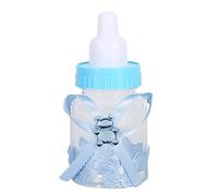 Kuuleyn 2 Couleurs 50 Pièces Biberon Boîtes De Chocolat Emballage Bonbons Bouteilles De Chocolat Boîte Cadeau Boîtes d'emballage pour Faveurs De Fête Cadeaux Décorations (Blue)