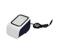Kuuleyn 2D QR Barcode scanne, Scanner de Collecte de paiement, Scanner à Barres d'annonces vocales de numérisation Automatique USB Scanner de Codes à Barres de Bureau Filaire pour