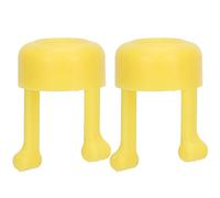 Kuuleyn 2PCS Guide de piolet portable Portable Aide, applicateur pratique, support de support de bouteille de chute pour les yeux de conception ergonomique conception de matériau (Jaune)
