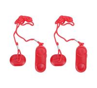 Kuuleyn 2pcs Tapé sur Tapis Roulant Clé de sécurité magnétique, Remplacement de la Touche de sécurité Rouges Rouge légère Universelle, pour 9600 GTS7 M8 M9 Portable Tapant du