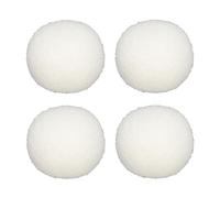 Kuuleyn 4pcs Scum Eliminating Ball, écume éliminant Les Boules d'éponge, réutilisable Les Boules d'écume Absorbant l'huile Lavable pour Les piscines pour Les piscines à remous