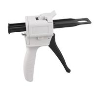 Kuuleyn 50ml AB Glue Gun Gun Kit de distribution de dispense mélangée, 1: 1 et 2: 1 Dual Ratio Adhesive Application Tool avec poignée pour le collage de précision