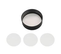 Kuuleyn 50pcs Cadran Protéger Les Feuilles de Plastique Set Watch Cadran Pad Plat Protecteur Scratch Plastique Plastic avec boîte de Rangement pour Utilisation à Domicile Réutilisa