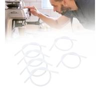 Kuuleyn 6 pièces ensemble de tuyaux à lait, tuyaux de tubes à lait adaptés à la Machine à café Jura ensemble d'accessoires de tubes en Silicone avec connecteurs
